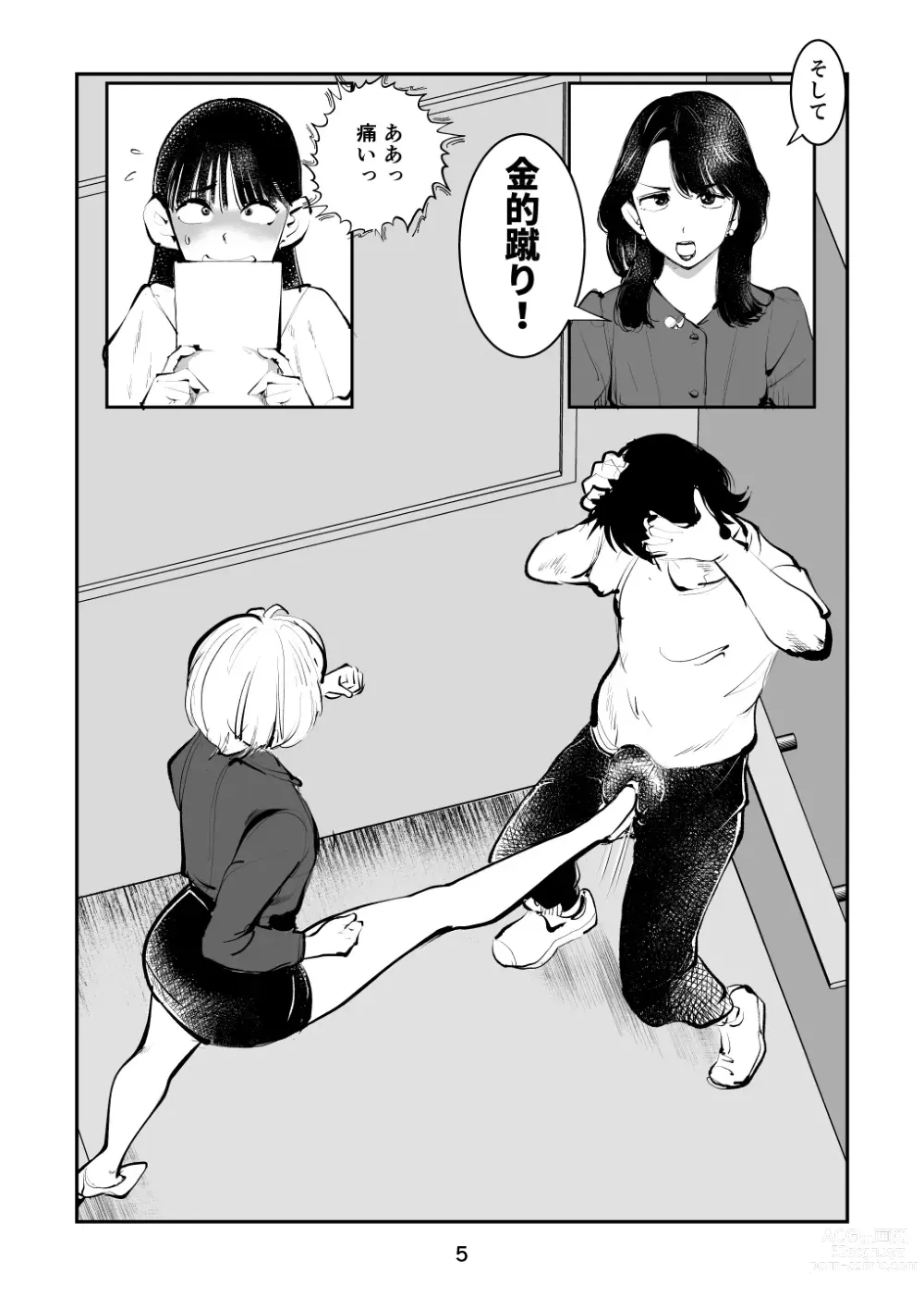 Page 5 of doujinshi Kinkeri onna keiji ryōko