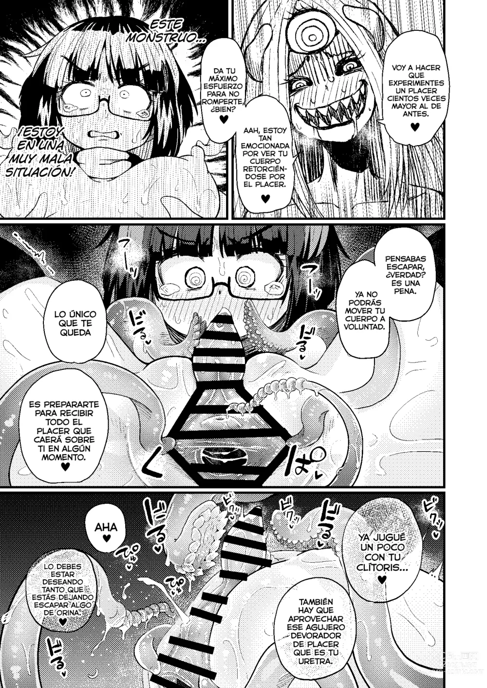 Page 14 of doujinshi Kankaku Shadan Saimin de Cli to Nyoudou Semesarete mo Zettai Makemasen!!?