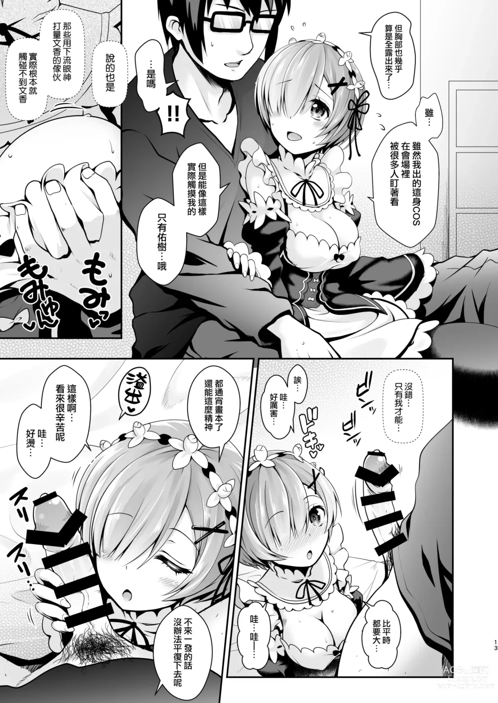 Page 14 of doujinshi Tada no Joshidaisei datta Kanojo ga Chou Ninki Nagachichi Cosplayer ni Naru made ~Cosplayer Fumika Soushuuhen I~