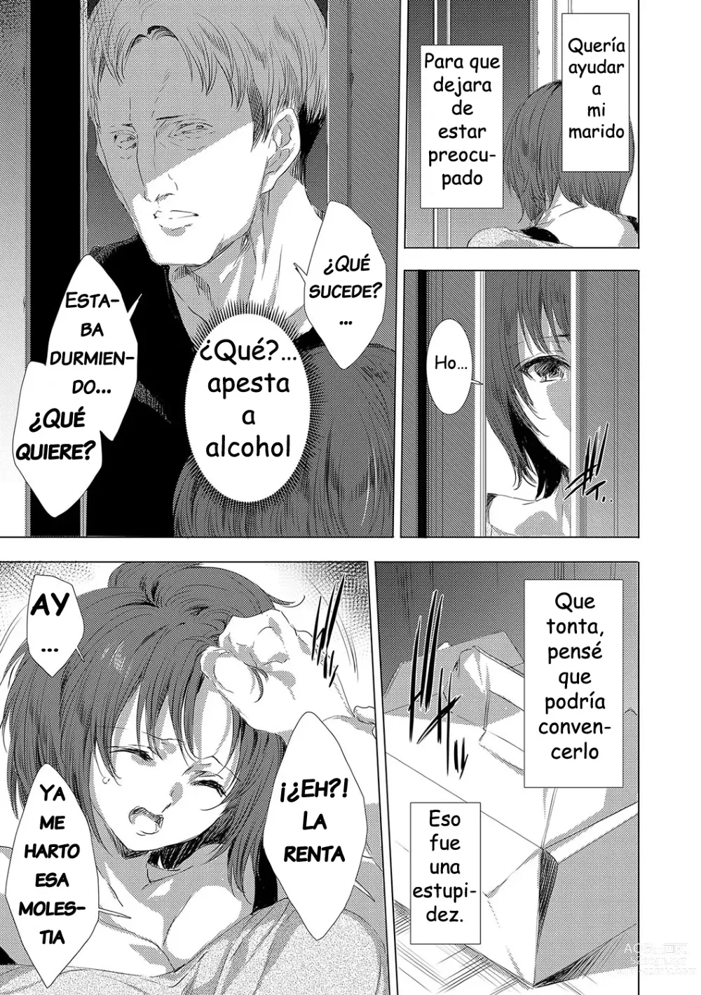 Page 3 of manga Netorare Haishin ~Meiwaku Yachin Tainousha ni Kegasareta Hitozuma~