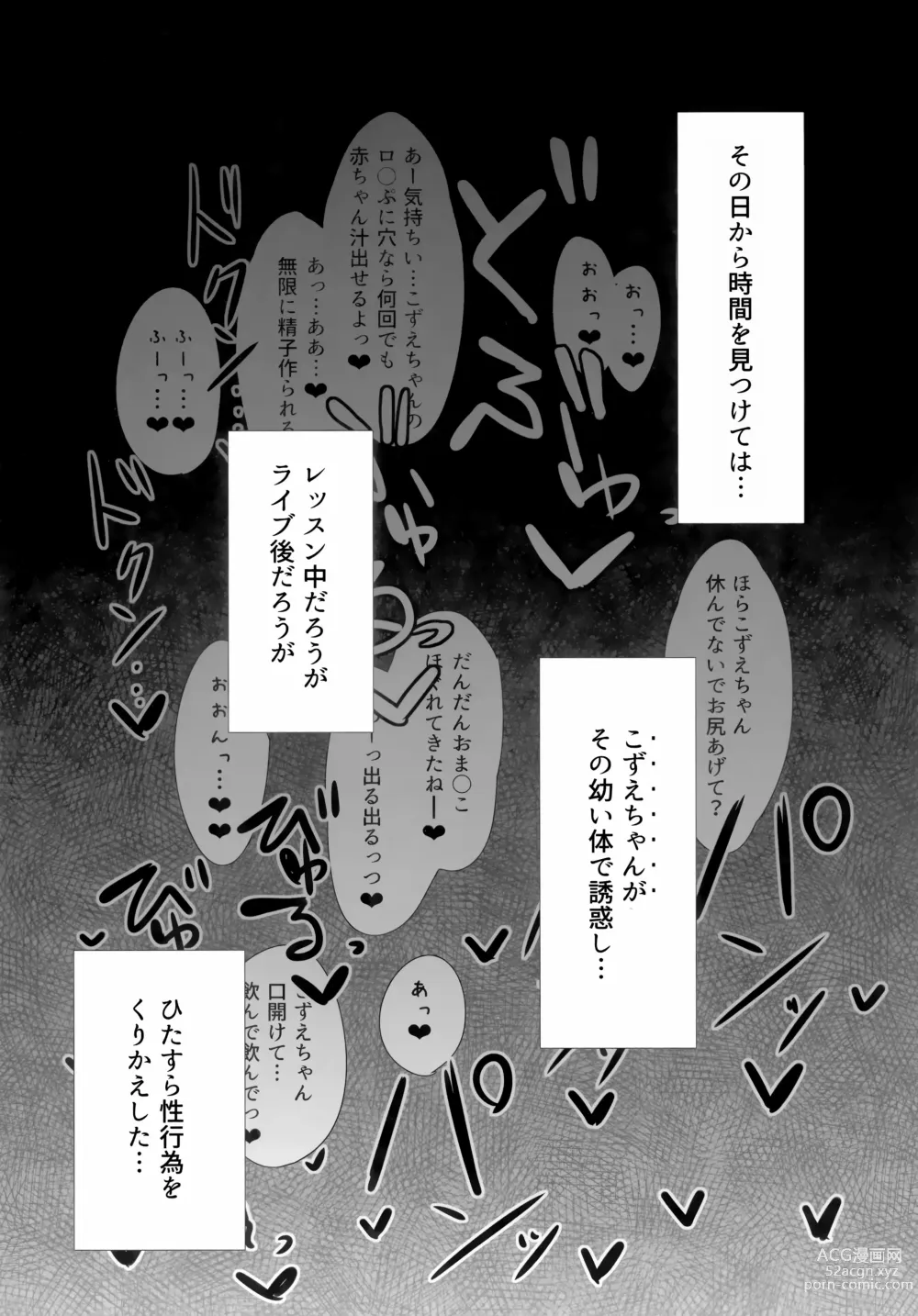 Page 21 of doujinshi Yusa Kozue-chan wa Producer... to H ga Shitai