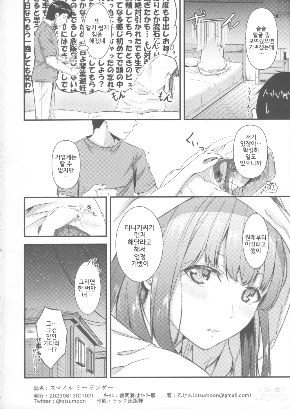 Page 29 of doujinshi Smile me tender