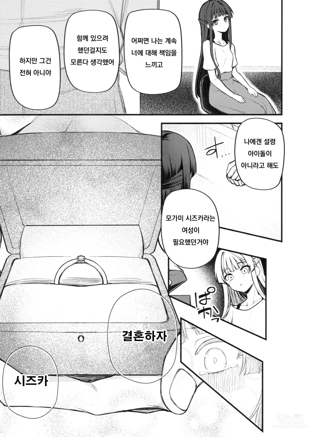 Page 12 of doujinshi 예를 들면 이런 밀리언 시어터 Vol.8 -시즈카의 꿈-