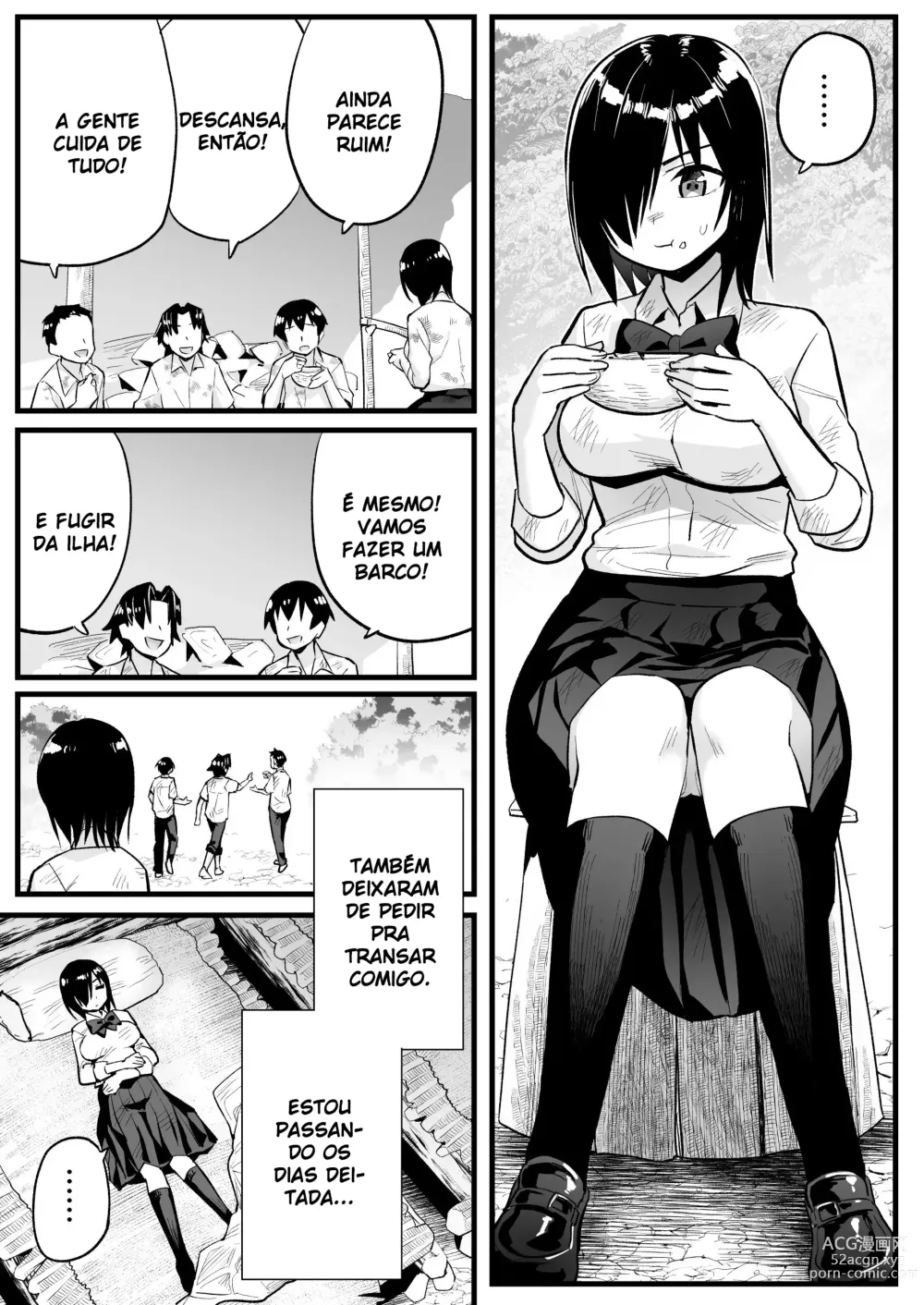 Page 8 of doujinshi Mujintou JK! Choroi yo Yoshimura-san! 7 - Danshi VS Yoshimura-san Gachibatoru-hen