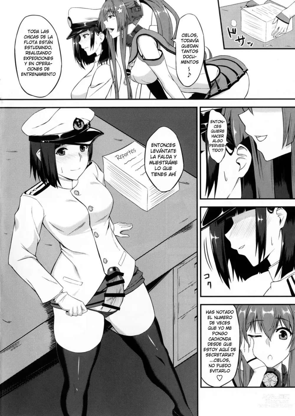 Page 3 of doujinshi Yamato y la Almirante Futanari