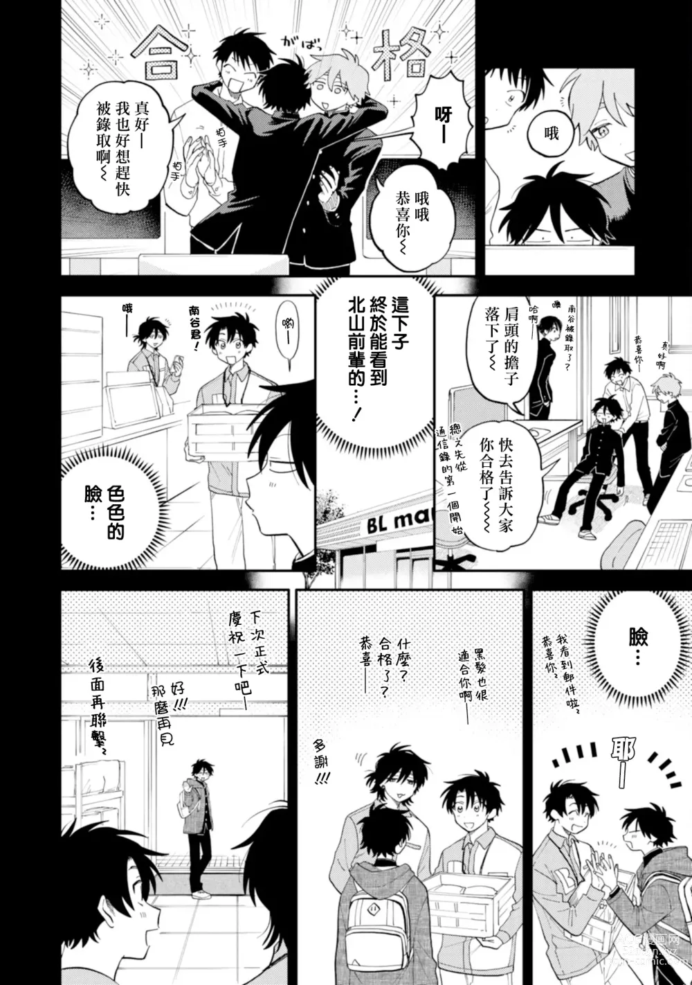 Page 142 of manga 北山君与南谷君