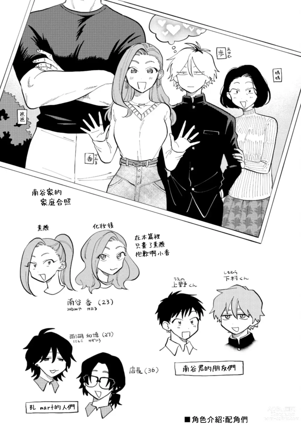 Page 187 of manga 北山君与南谷君