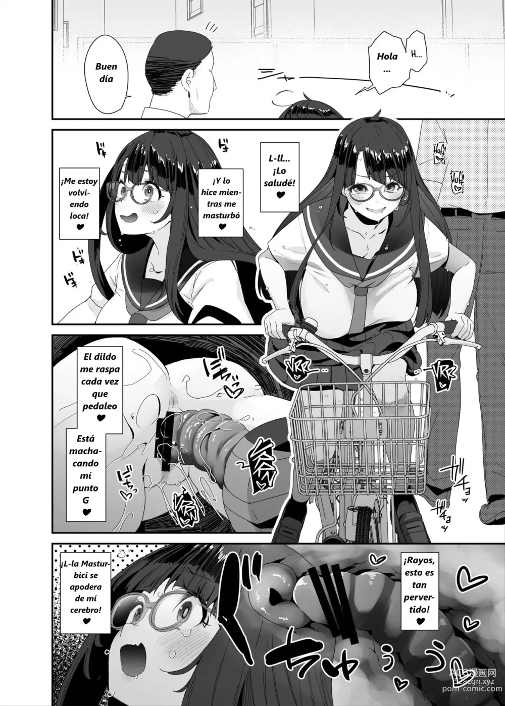 Page 11 of doujinshi Dosukebe Kyonyuu Joshi ga Acme Jitensha de Osanpo Onanie suru Hanashi