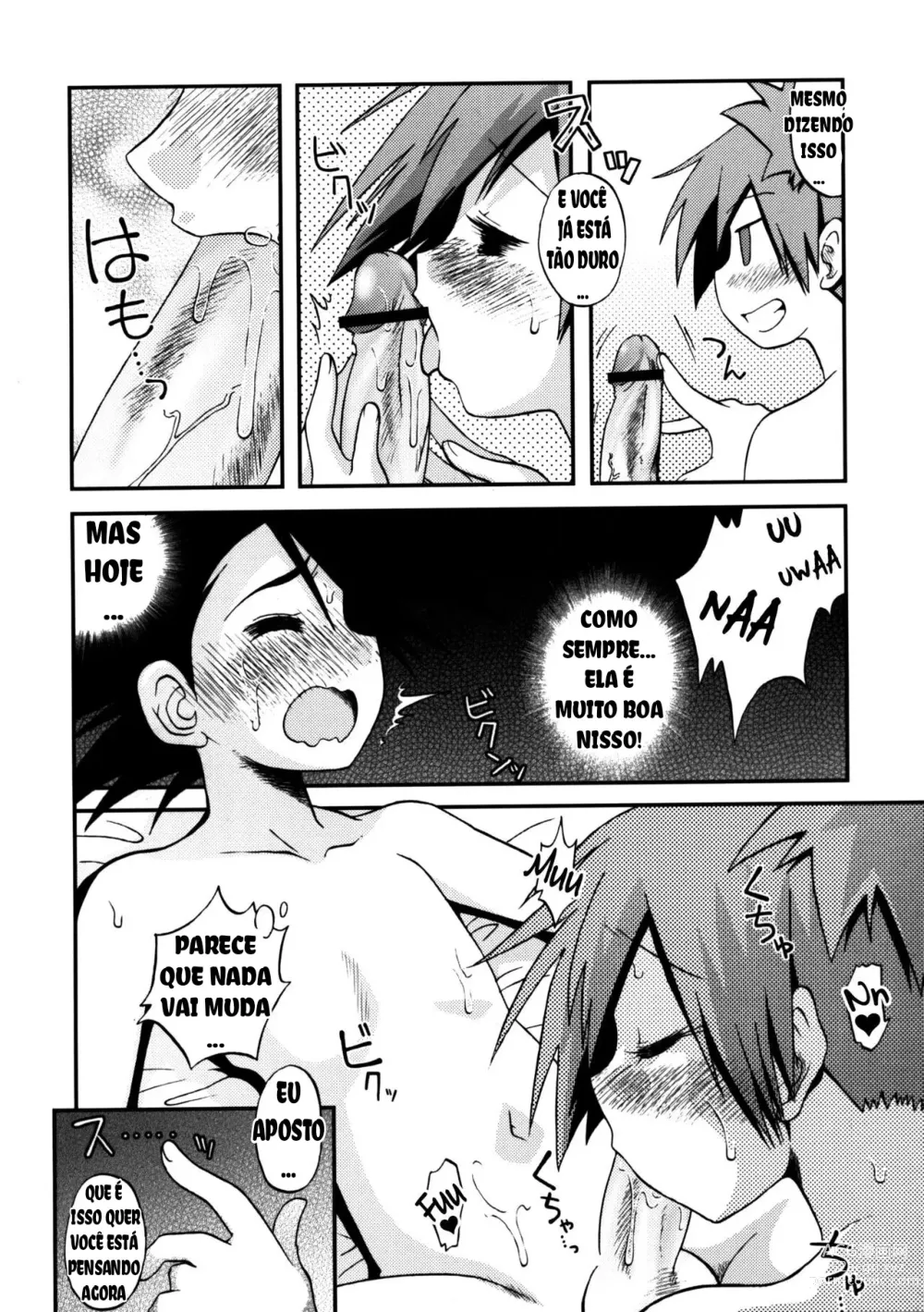 Page 13 of doujinshi Atarashii Sekai e no Tobira no Kagi wa Shiranai Uchi ni GET Shite Ita yo