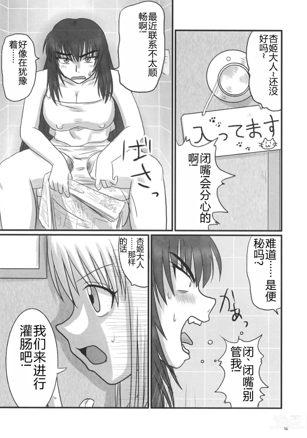 Page 18 of doujinshi Kyouhime-sama wa Nikubenki