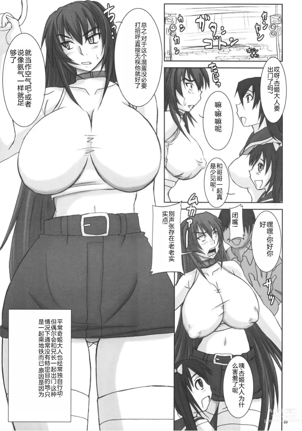 Page 28 of doujinshi Kyouhime-sama wa Nikubenki