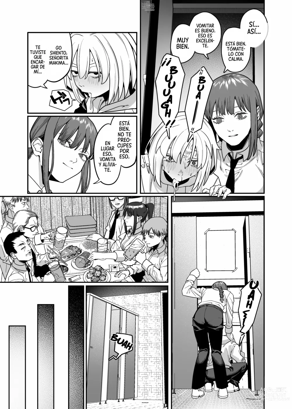 Page 15 of doujinshi Muhyoujou na Makima-san ni Shinu hodo Shibori Okasareru Aheahe OneShota Hon