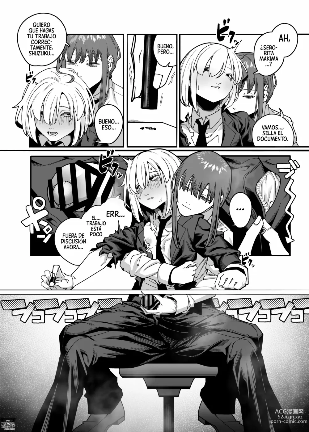 Page 8 of doujinshi Muhyoujou na Makima-san ni Shinu hodo Shibori Okasareru Aheahe OneShota Hon