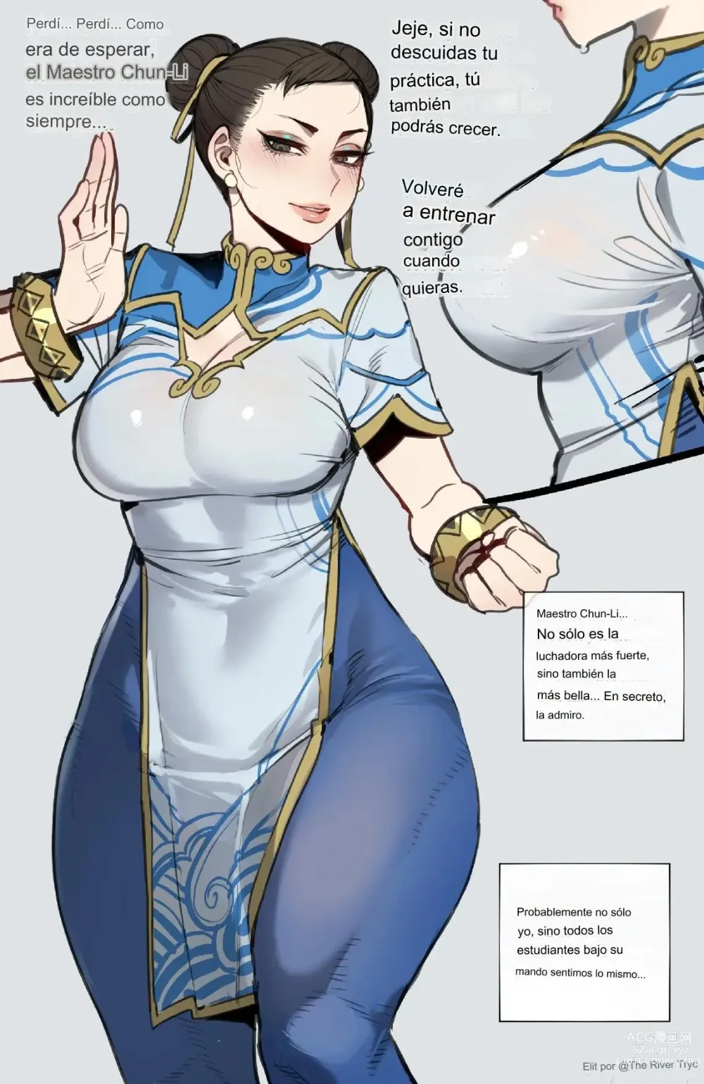 Page 1 of doujinshi Chun li