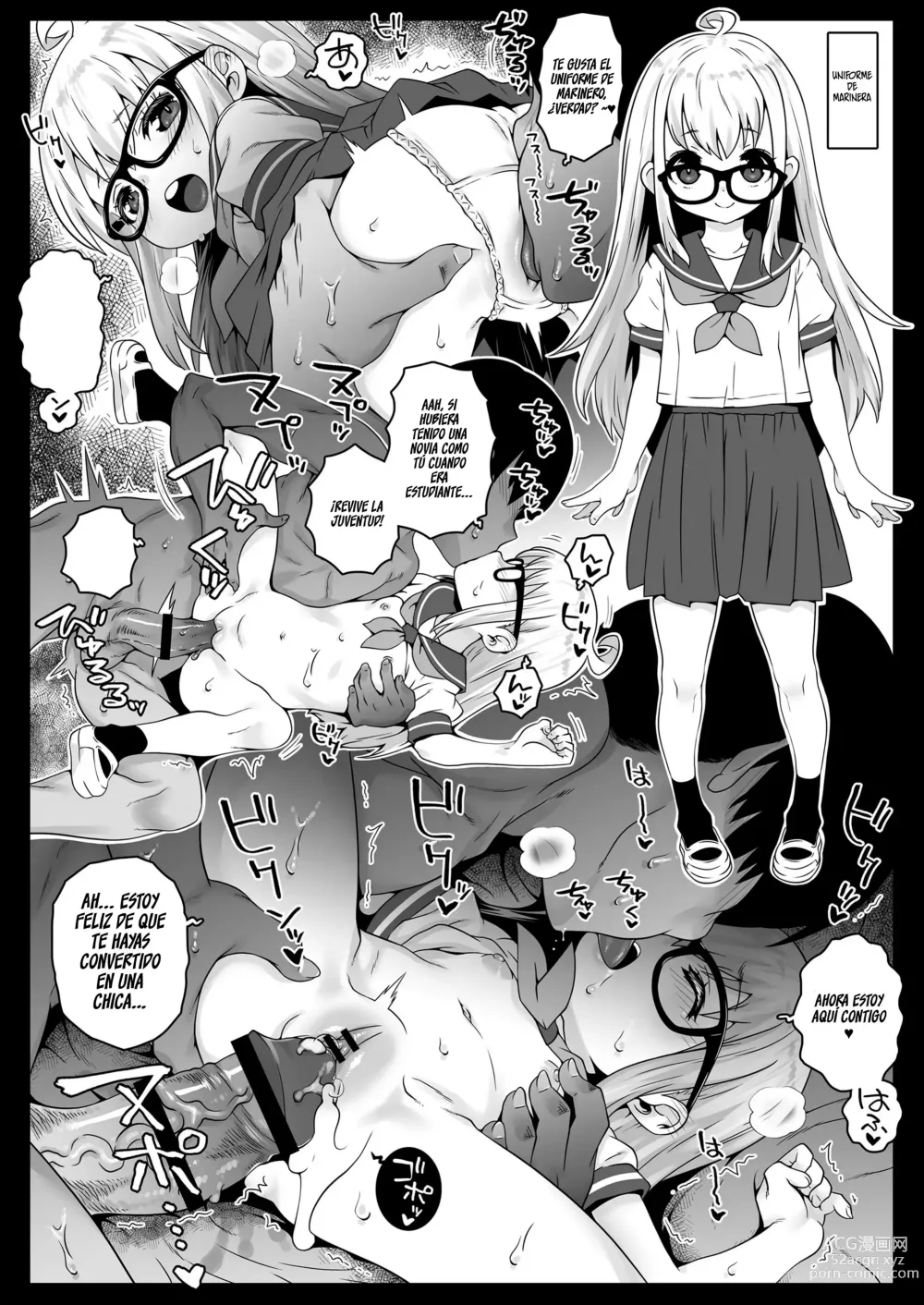 Page 43 of doujinshi Ojoji-san TS shita Oji-san ga Osananajimi no oji-san to no Sex ni Dohamari Shichau Zen Kiroku