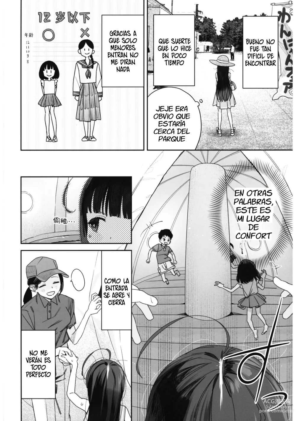 Page 7 of doujinshi TS Loli Oji-san no Bouken Kanwa -Fuwafuwa Dome Hen- - The Adventures of TS Lori guy.