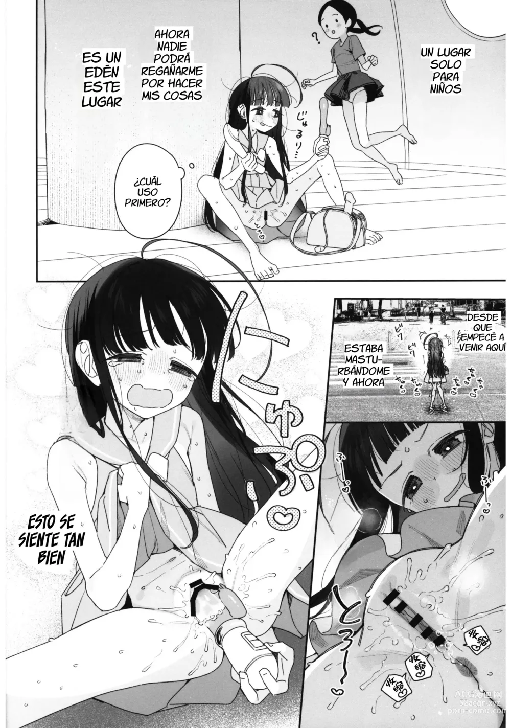 Page 9 of doujinshi TS Loli Oji-san no Bouken Kanwa -Fuwafuwa Dome Hen- - The Adventures of TS Lori guy.