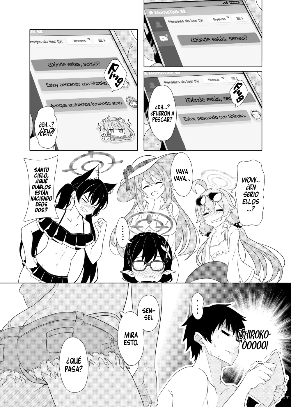 Page 21 of doujinshi Daily Shiroko Summer Notes (decensored)