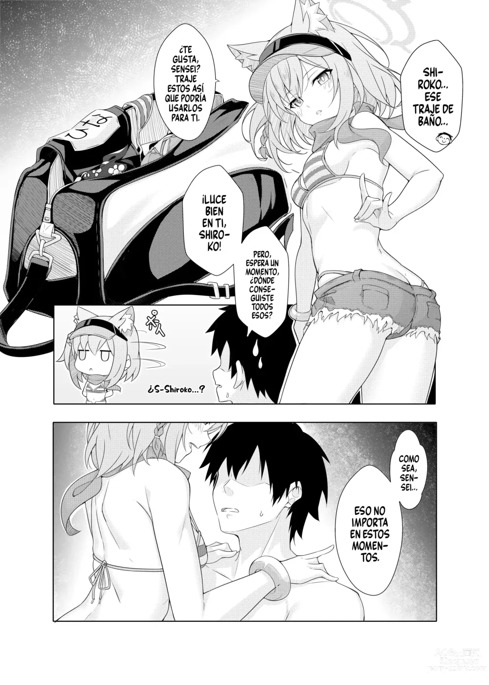 Page 22 of doujinshi Daily Shiroko Summer Notes (decensored)