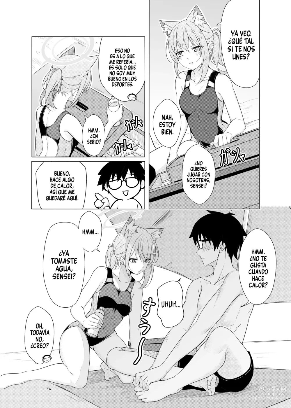 Page 6 of doujinshi Daily Shiroko Summer Notes (decensored)