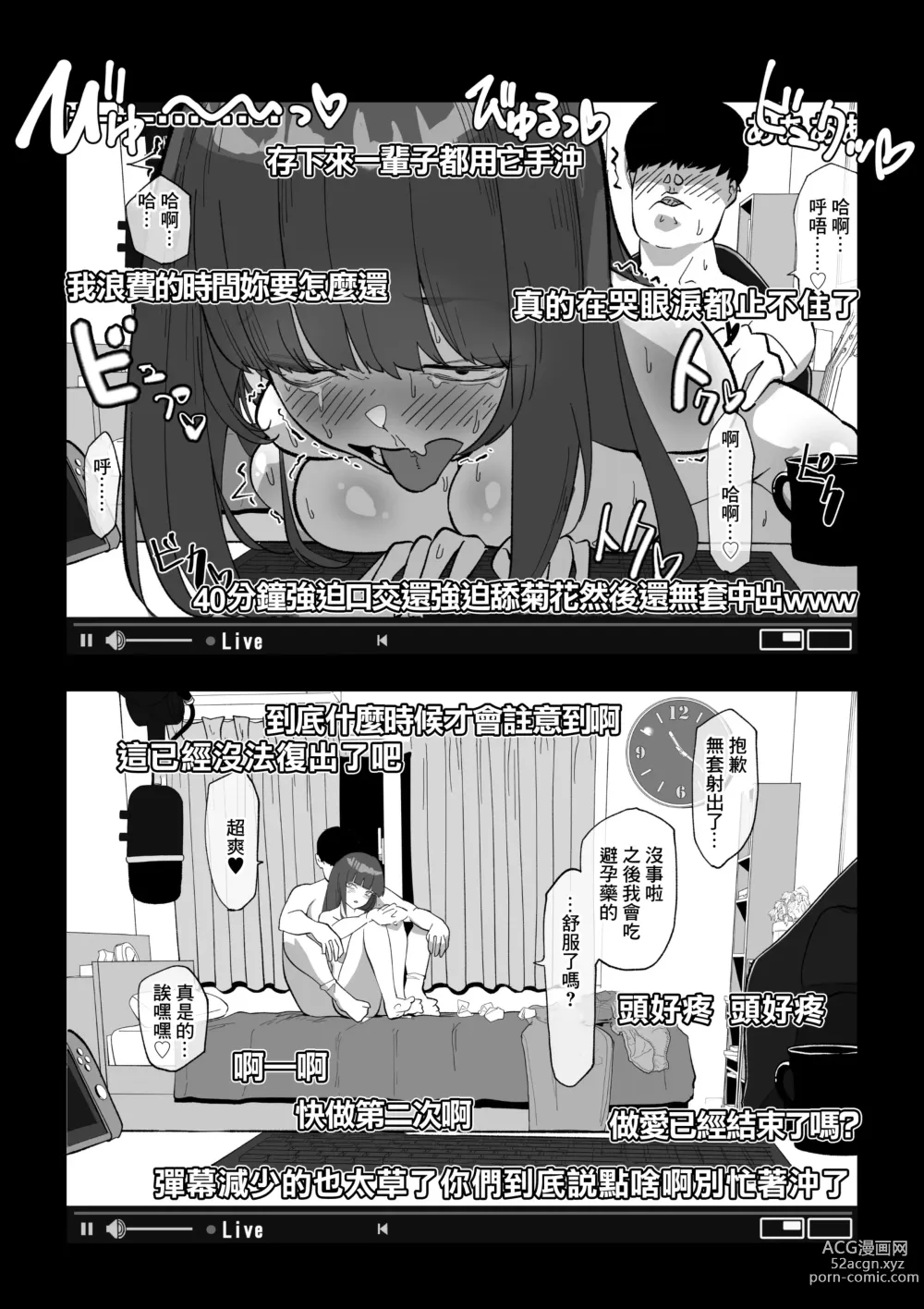 Page 28 of doujinshi 忘關攝像頭後SEX直播少女