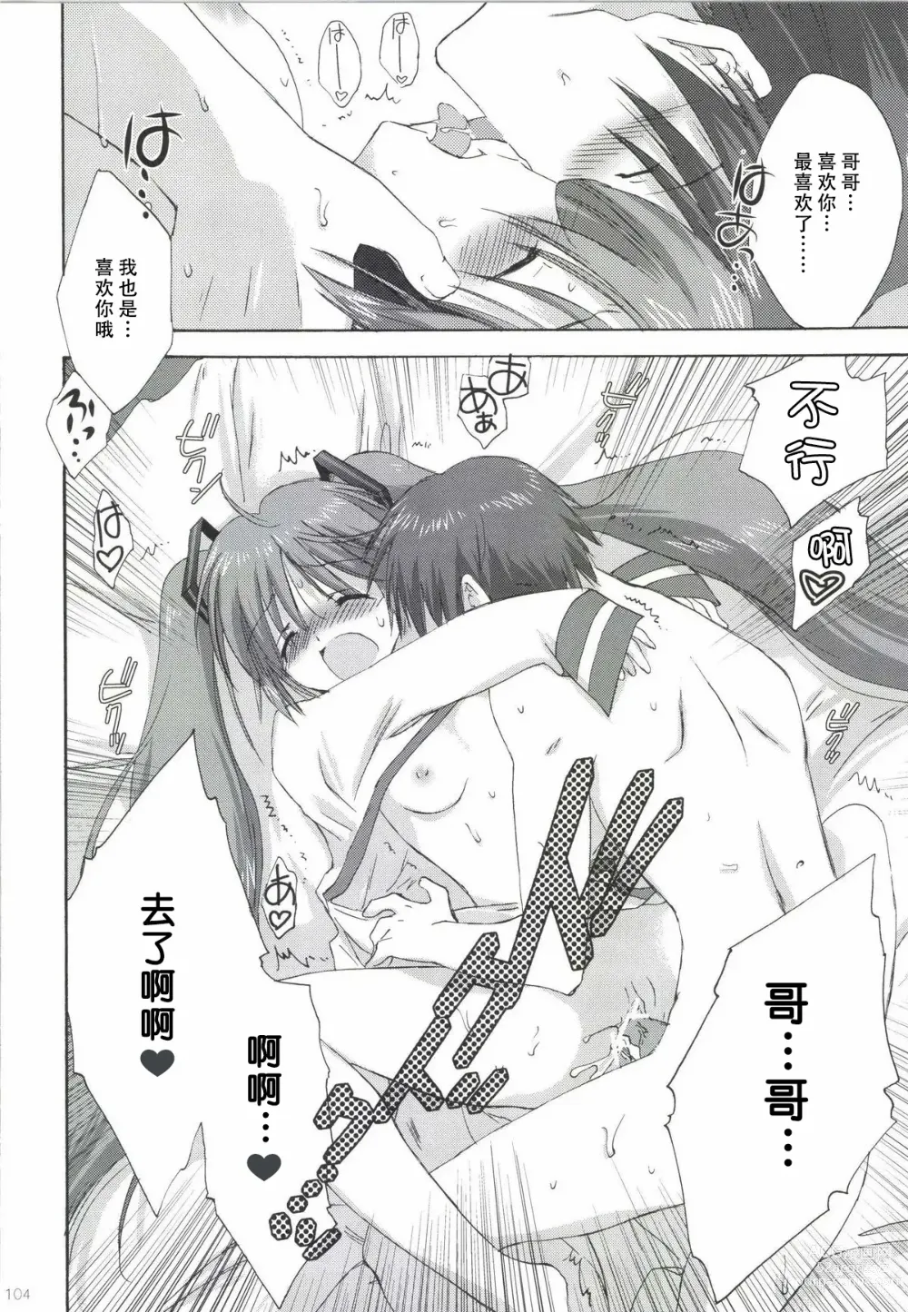 Page 105 of doujinshi Korisuya VOCALOID Soushuuhen