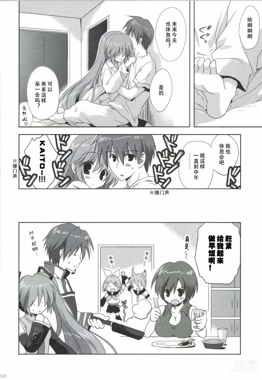 Page 127 of doujinshi Korisuya VOCALOID Soushuuhen