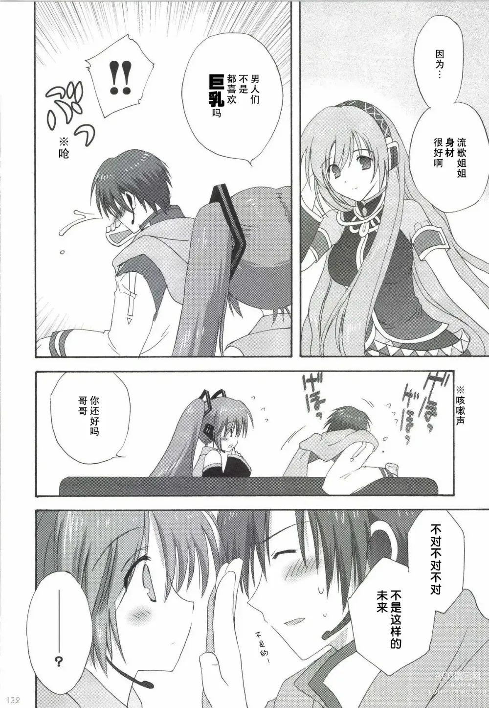 Page 133 of doujinshi Korisuya VOCALOID Soushuuhen