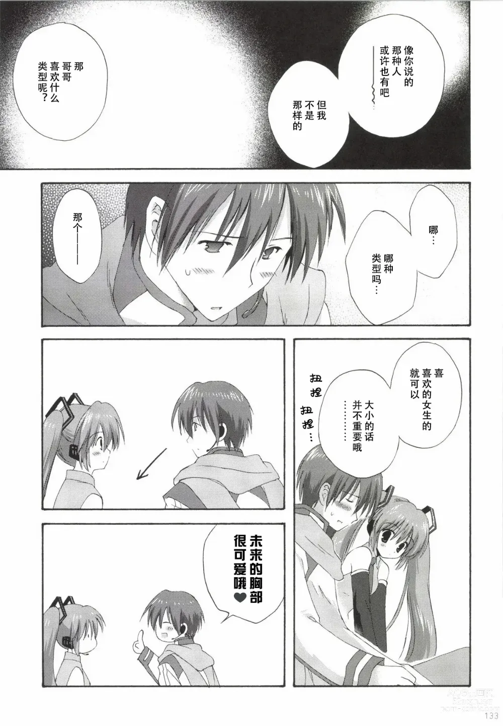 Page 134 of doujinshi Korisuya VOCALOID Soushuuhen