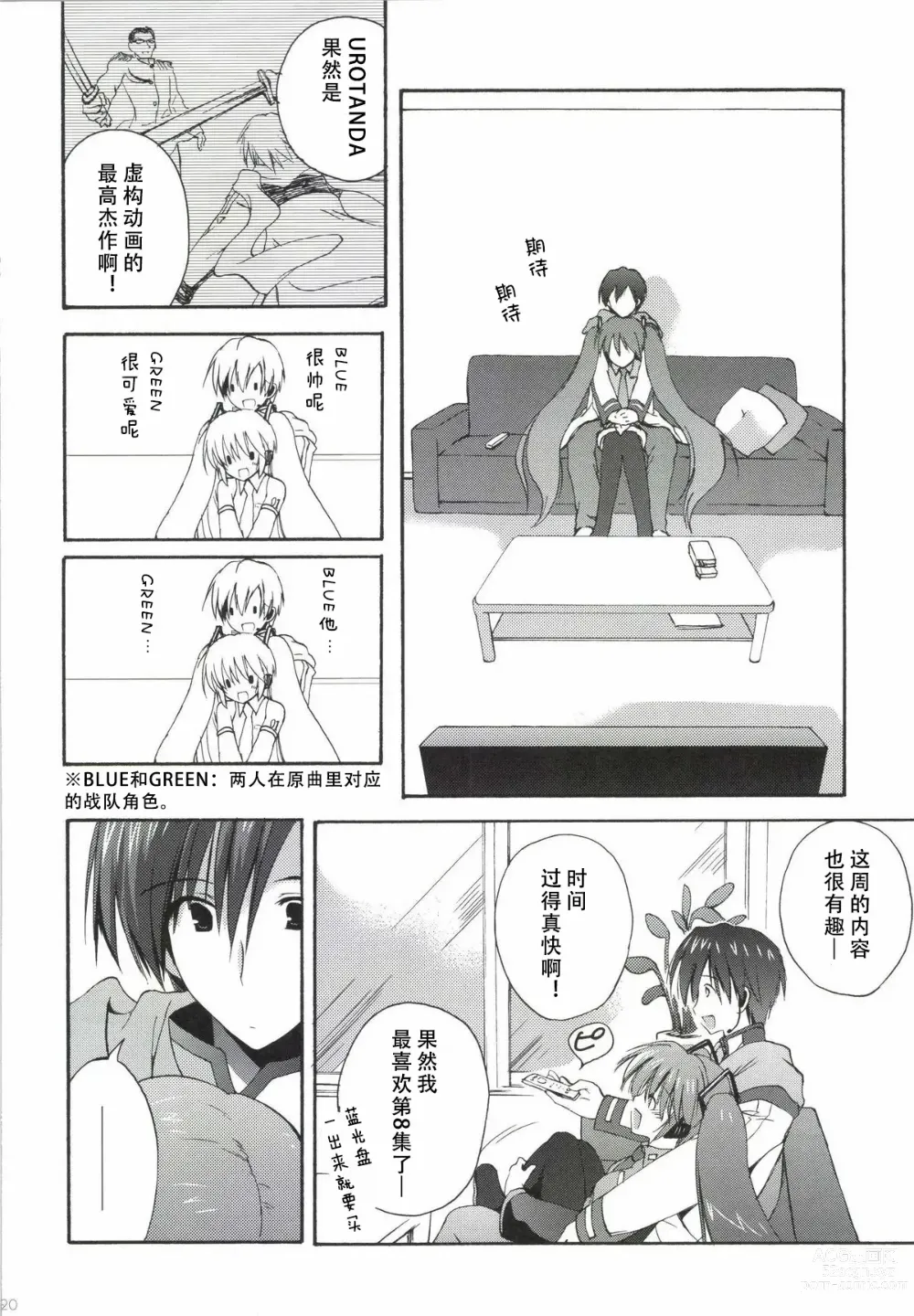 Page 21 of doujinshi Korisuya VOCALOID Soushuuhen