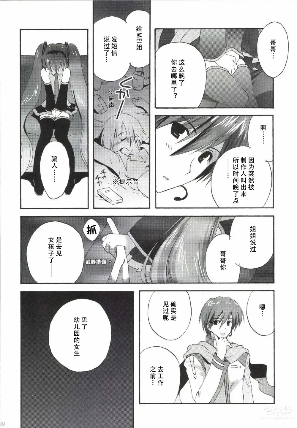 Page 31 of doujinshi Korisuya VOCALOID Soushuuhen