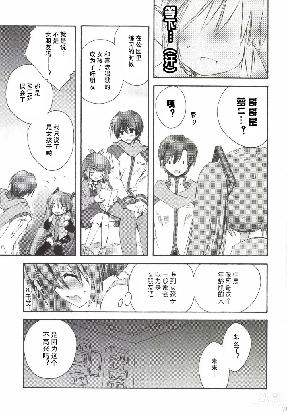 Page 32 of doujinshi Korisuya VOCALOID Soushuuhen