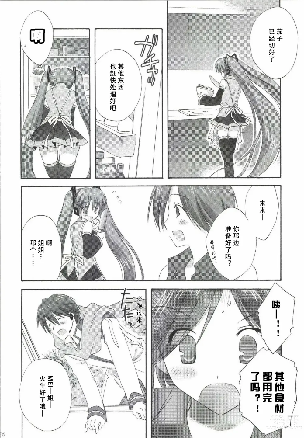 Page 77 of doujinshi Korisuya VOCALOID Soushuuhen