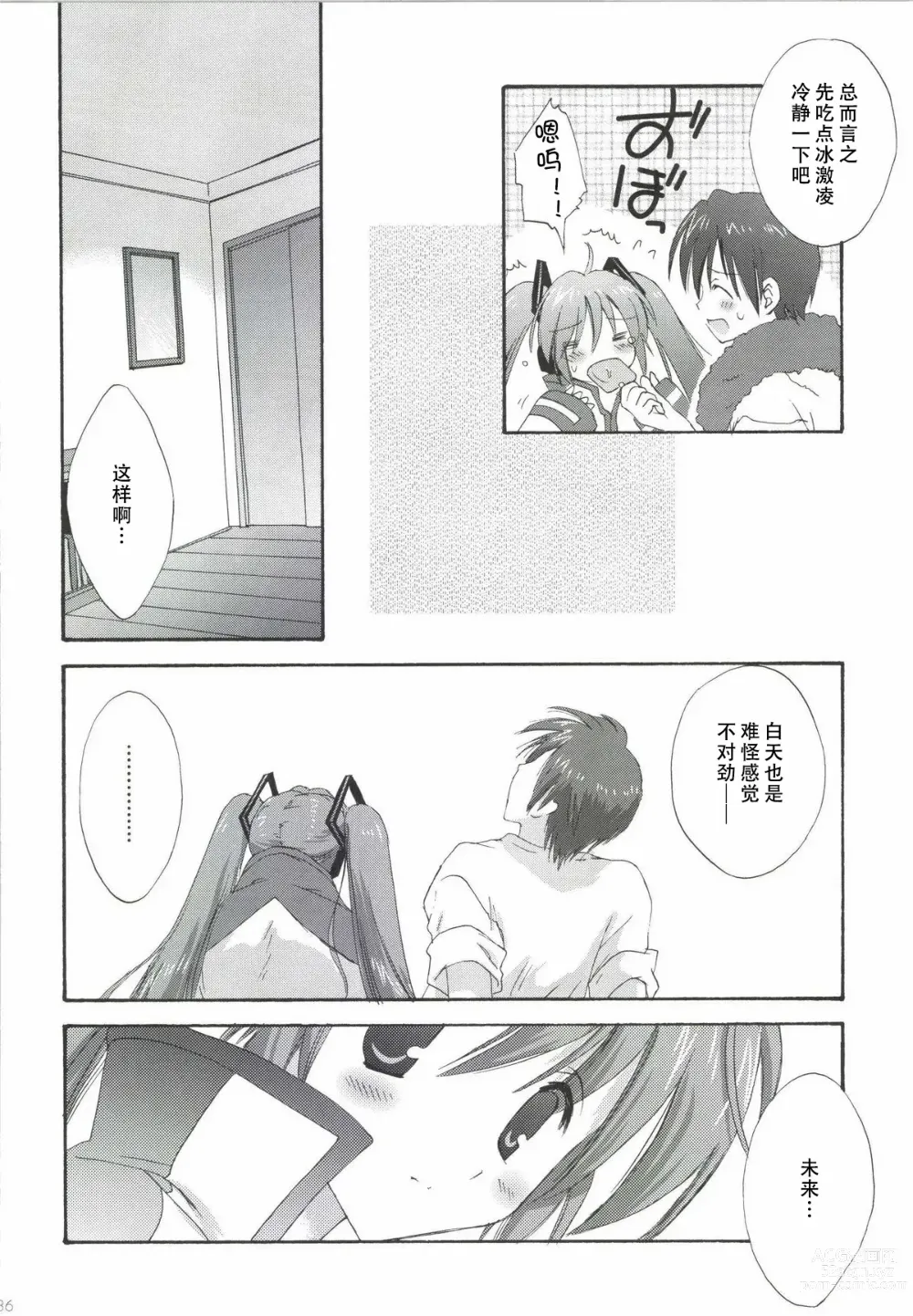 Page 87 of doujinshi Korisuya VOCALOID Soushuuhen