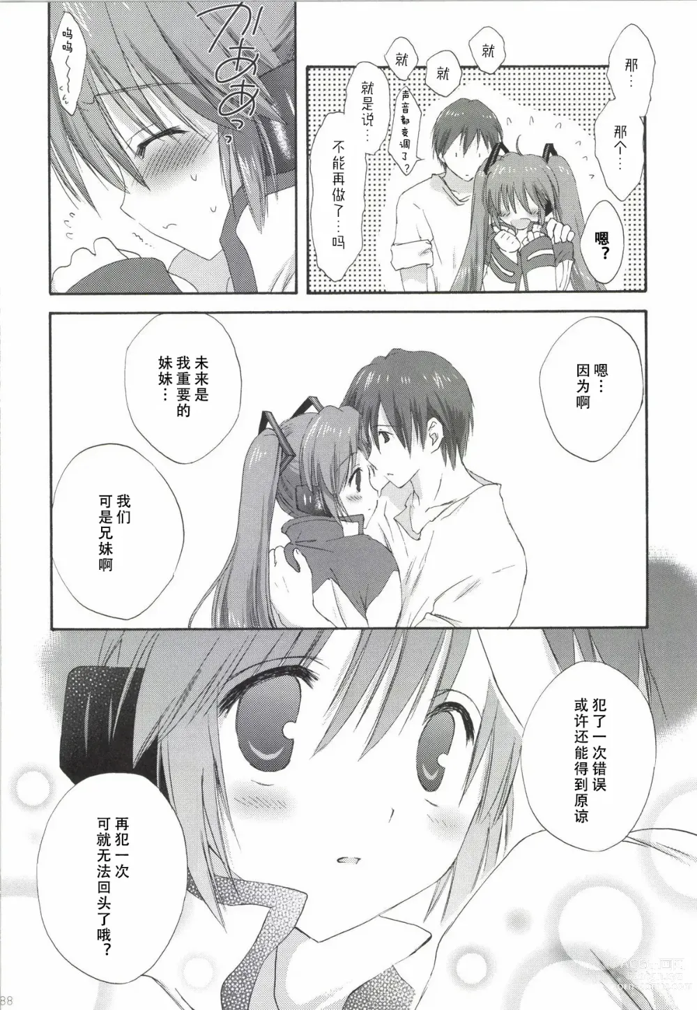 Page 89 of doujinshi Korisuya VOCALOID Soushuuhen