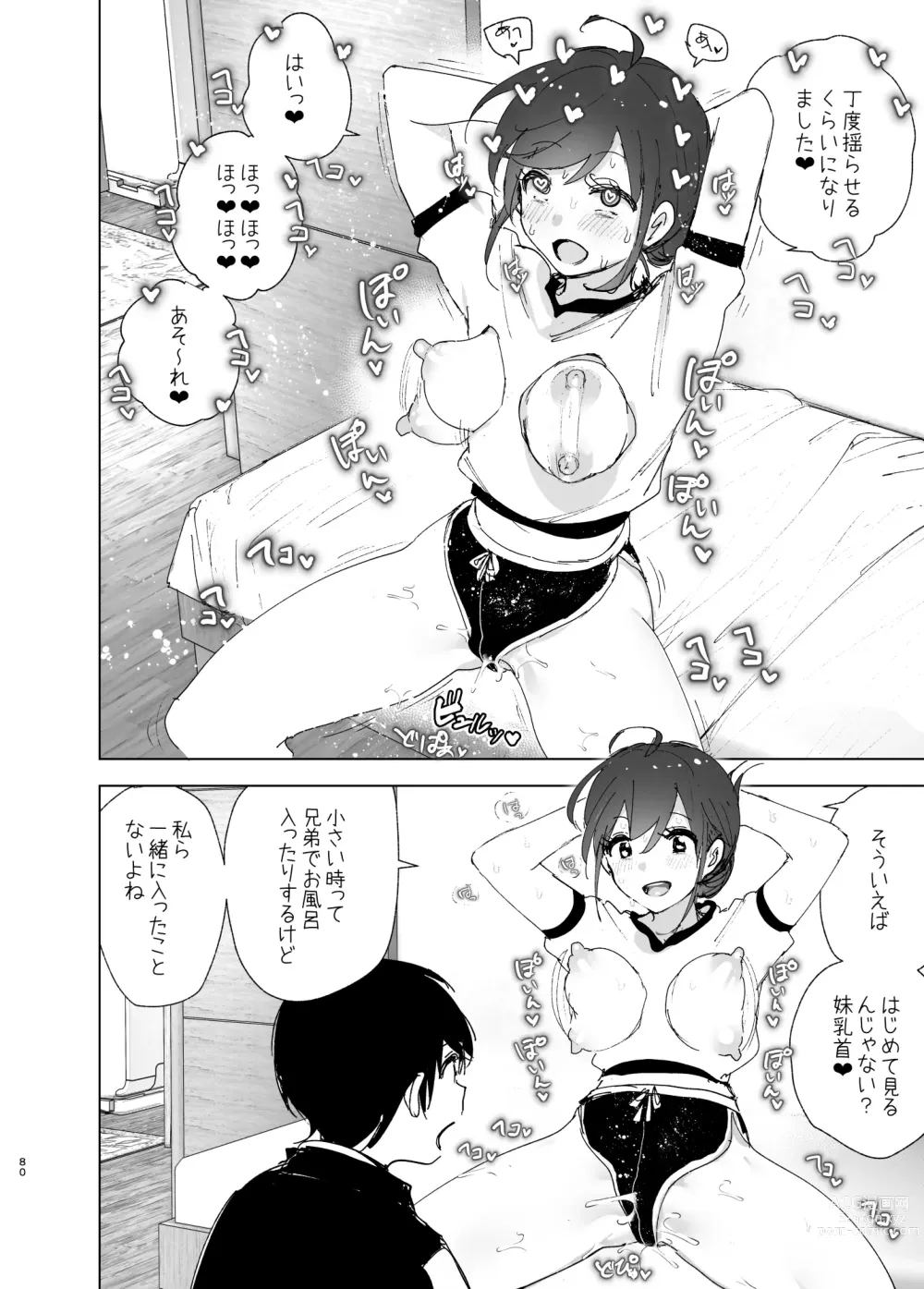 Page 79 of doujinshi Onii-chan no Koto ga Daisuki!! na Imouto no Hanashi