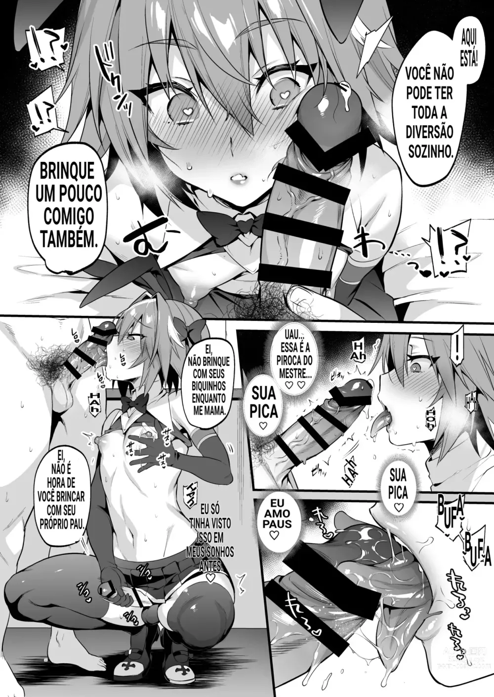 Page 14 of doujinshi Teasing Astolfo