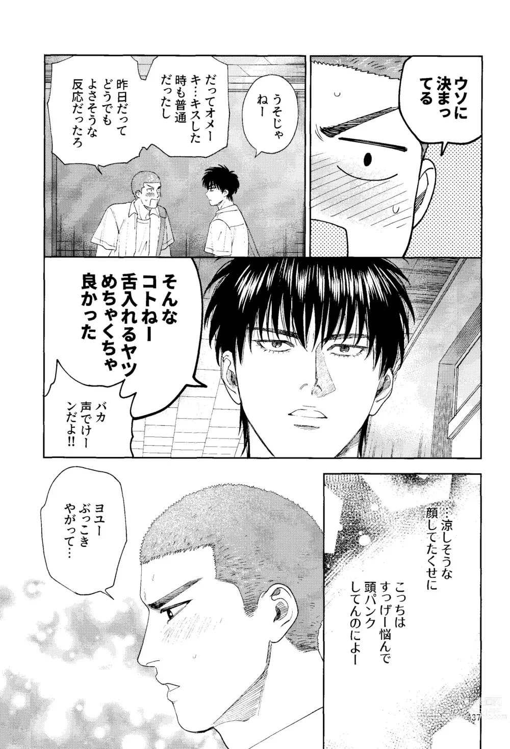 Page 36 of doujinshi Doahou ni Kiss