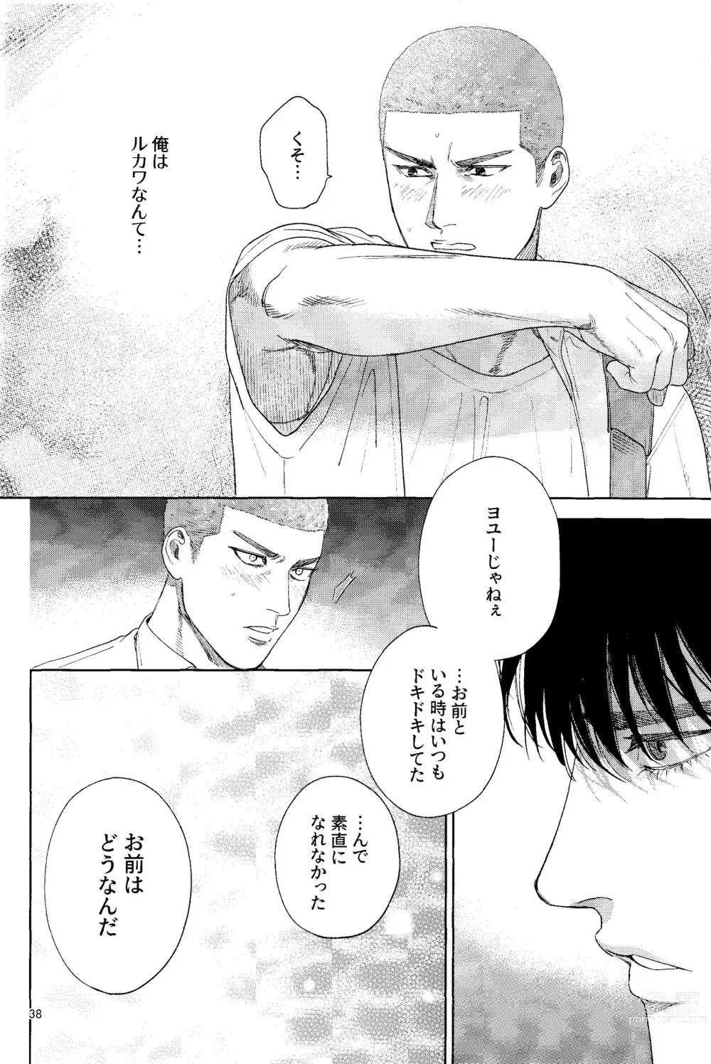 Page 37 of doujinshi Doahou ni Kiss