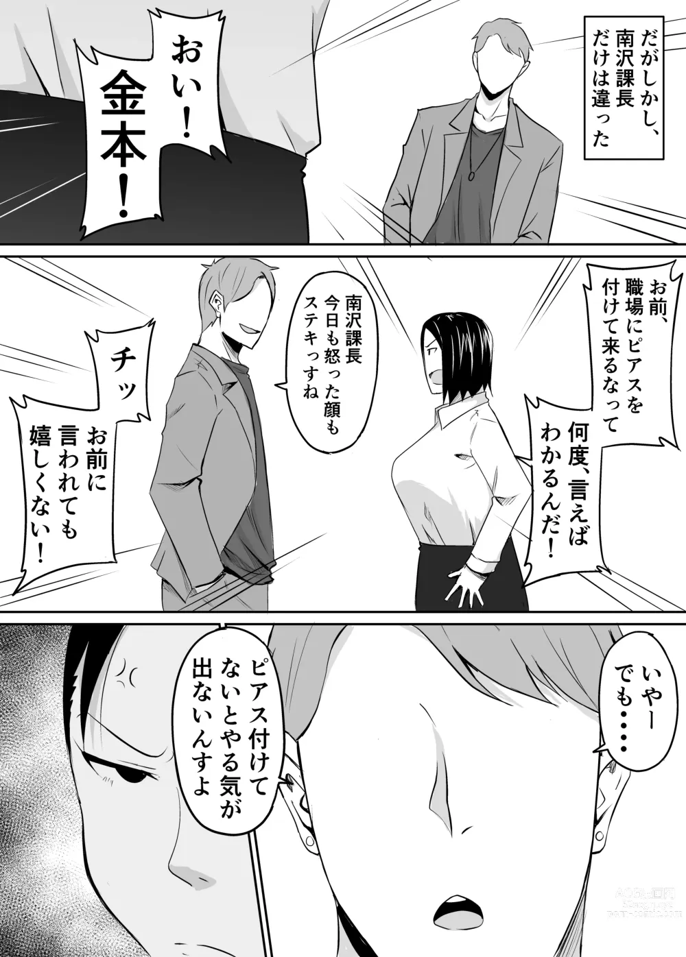 Page 5 of doujinshi Akogare no Onna Joushi ga Douryou no Charao ni Otosareru Hanashi