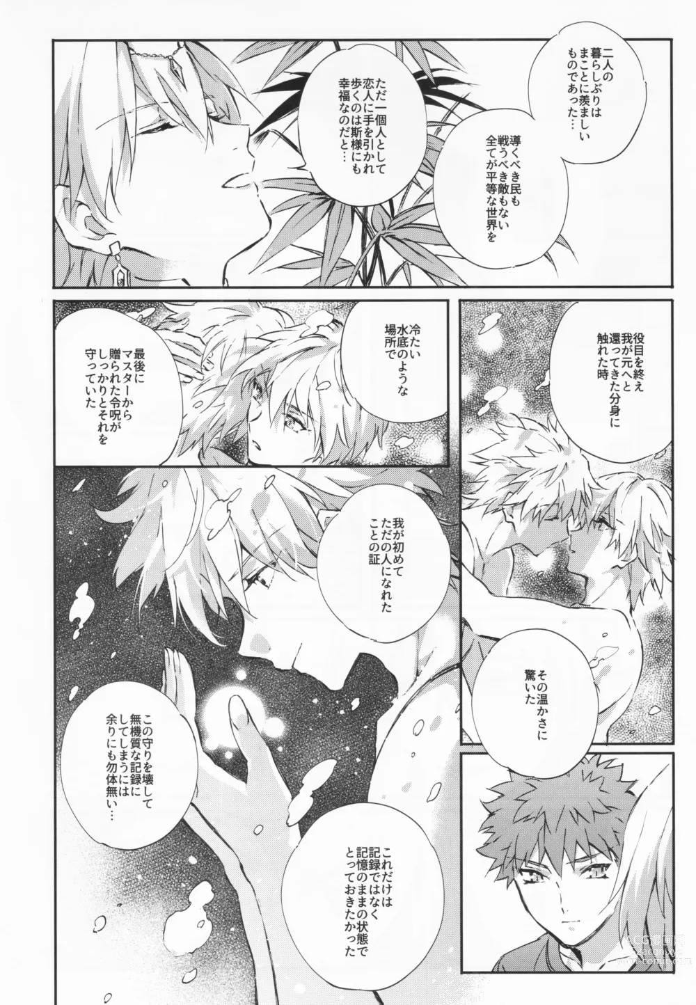 Page 20 of doujinshi STARDUST LOVESONG encore special story 2nd After 7 Days