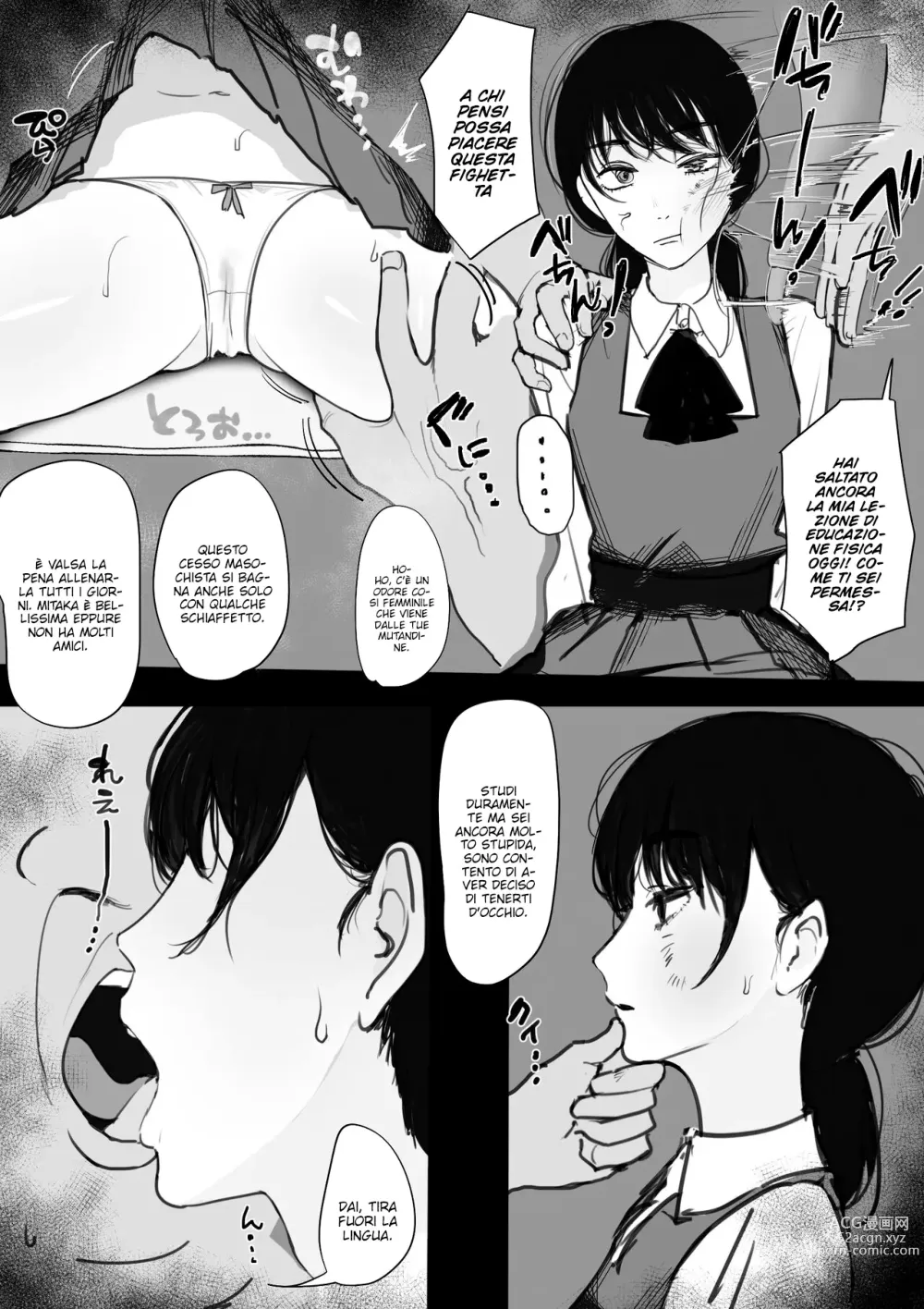 Page 2 of doujinshi Mitaka Asa has a physical relationship with a fat teacher