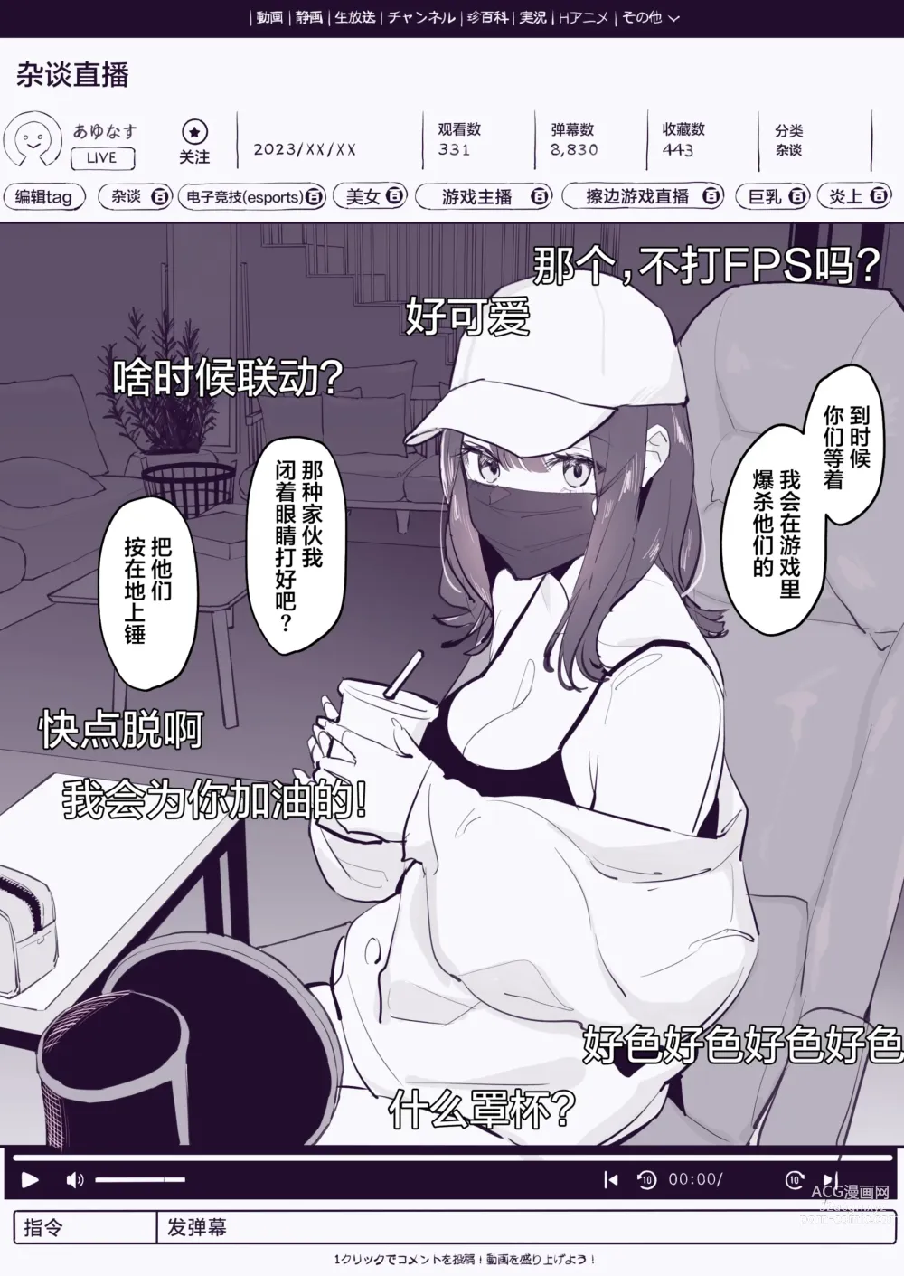 Page 2 of doujinshi Streamer (decensored)