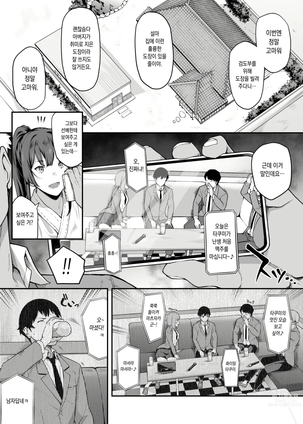 Page 15 of doujinshi Kendoubu Shushou de Osananajimi no Bijin de Tsuyoi Boku no Kanojo ga, Charao ni Assari Otosareru Wake ga Nai