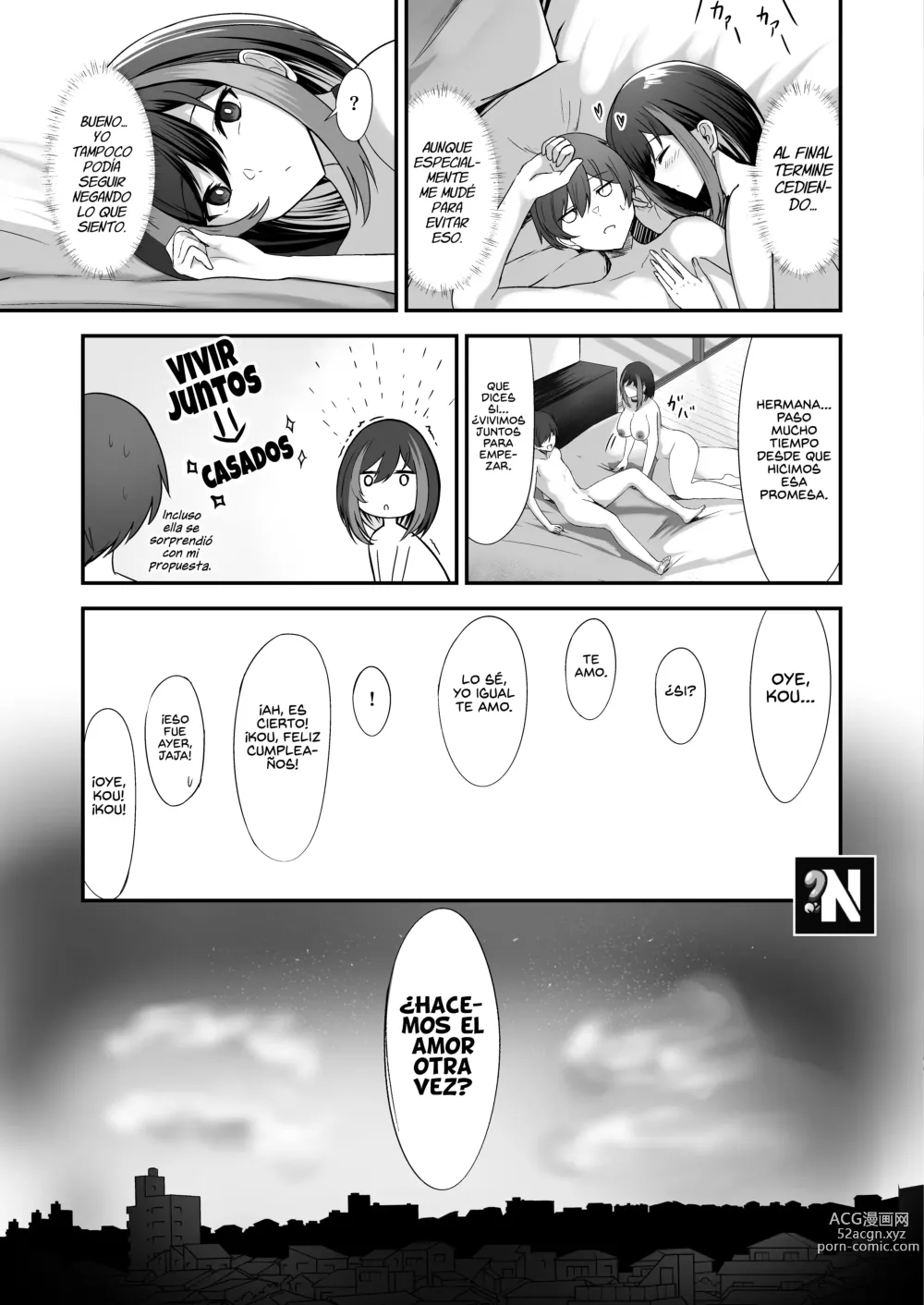 Page 31 of doujinshi La Historia de como fuí Cortejado por mi Hermana Mayor