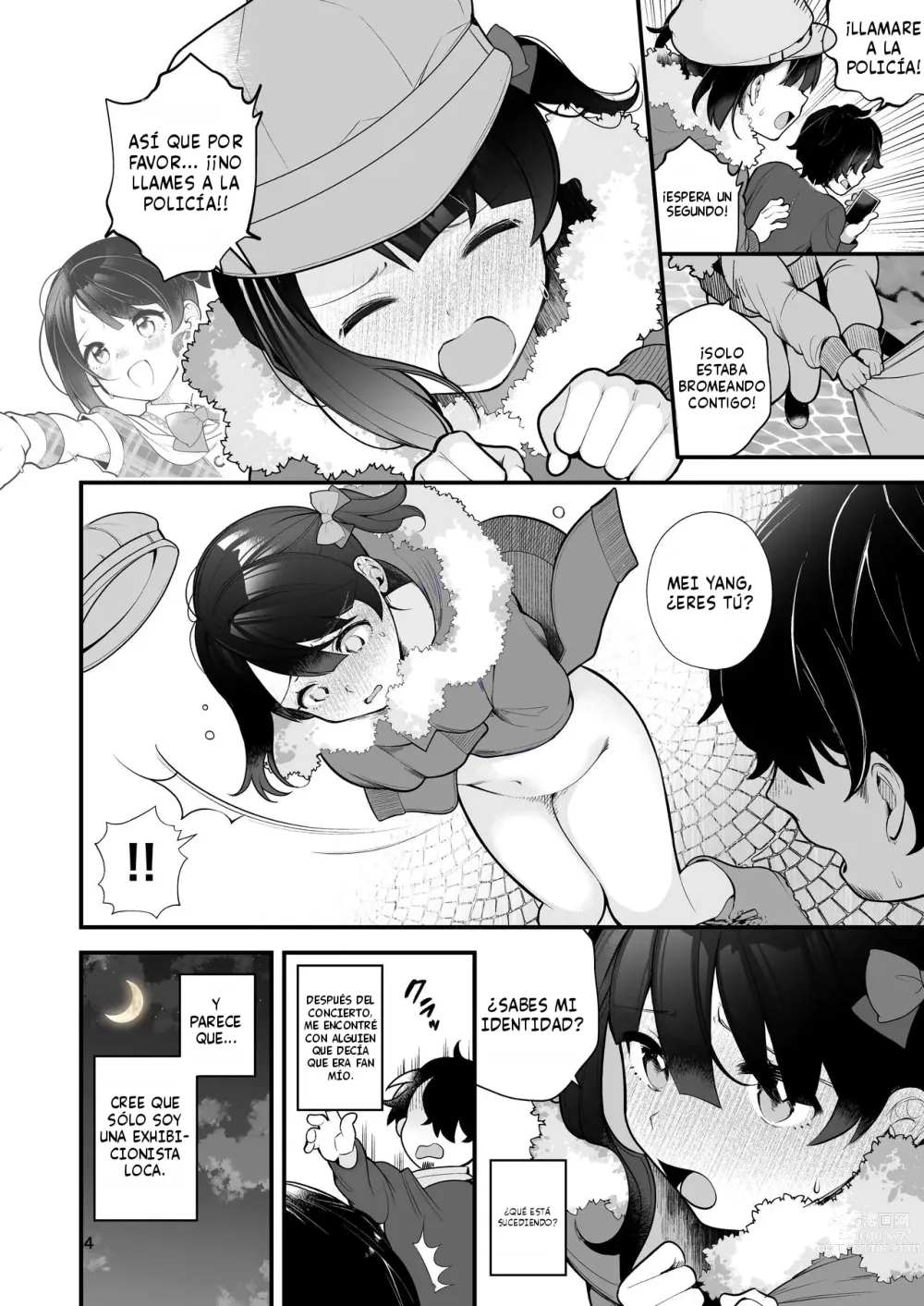 Page 5 of doujinshi Oshi no Idol ga Roshutsukyou datta Ken.