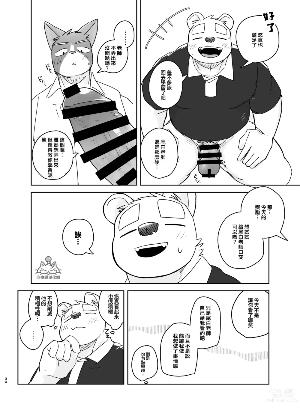 Page 34 of doujinshi 專屬你的幹勁開關