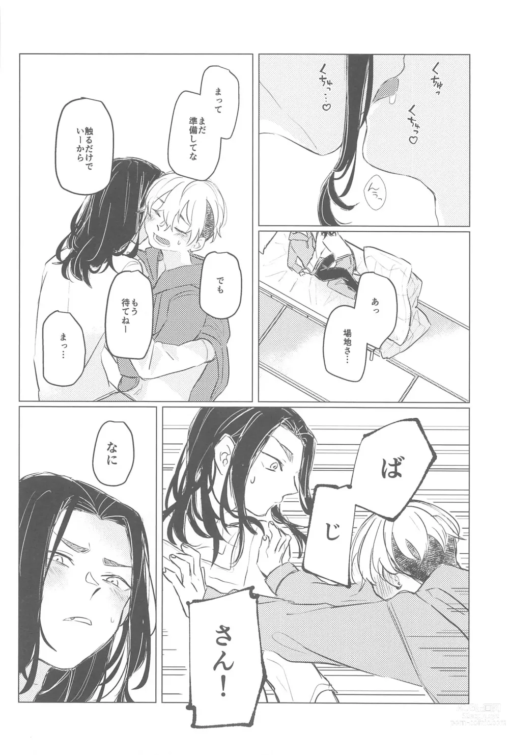 Page 7 of doujinshi Ima wa Dame desu! - Dont touch me