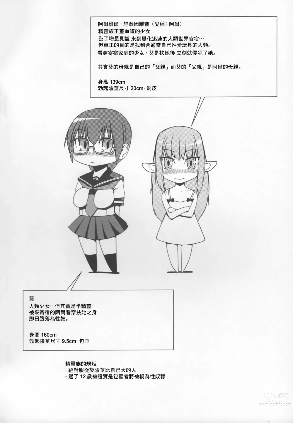 Page 3 of doujinshi Elf no Kuni e no Ryuugakuki