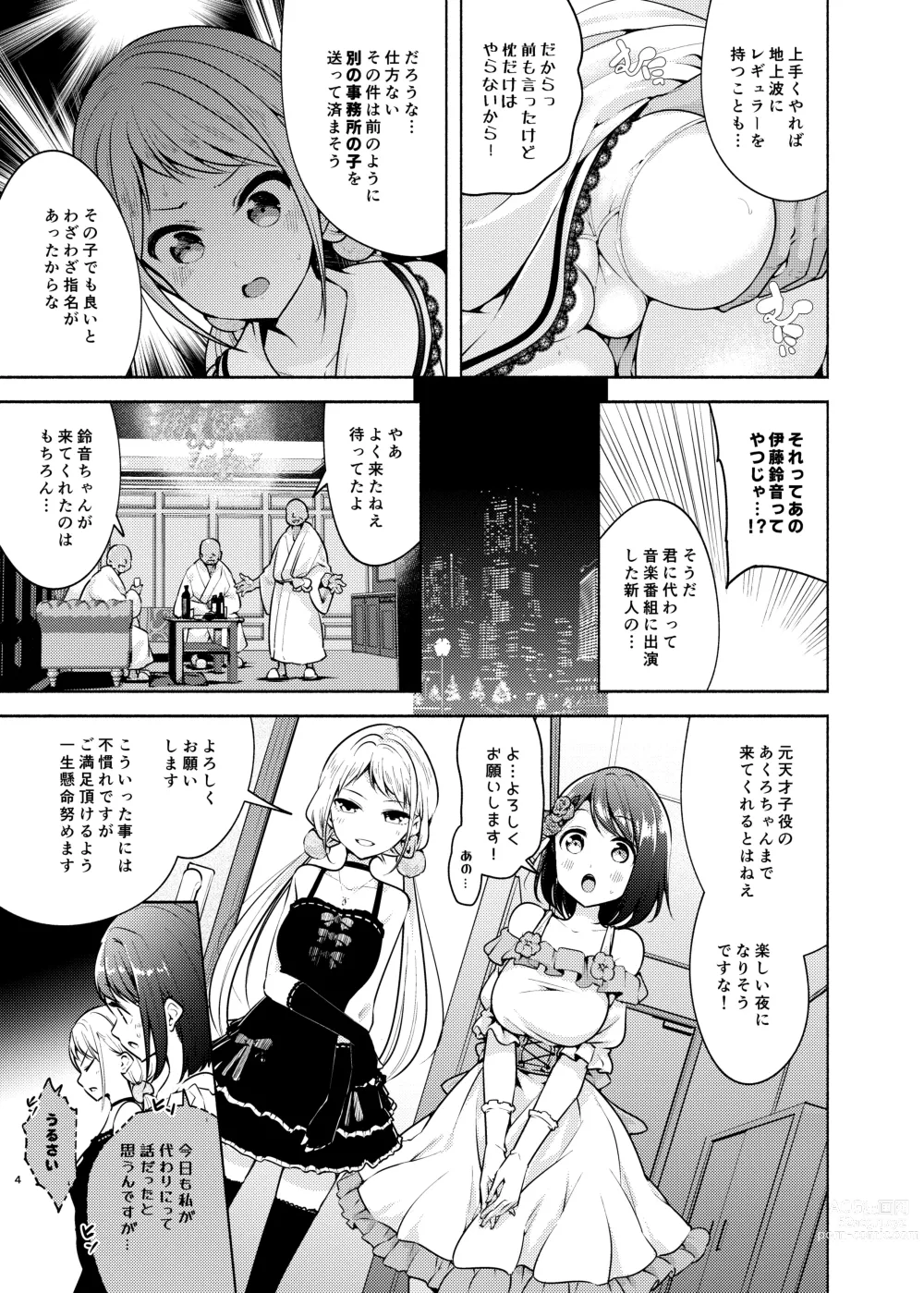 Page 4 of doujinshi Idol ni Naremasuka? Lesson 3 Itou Suzune no Rankou Settai